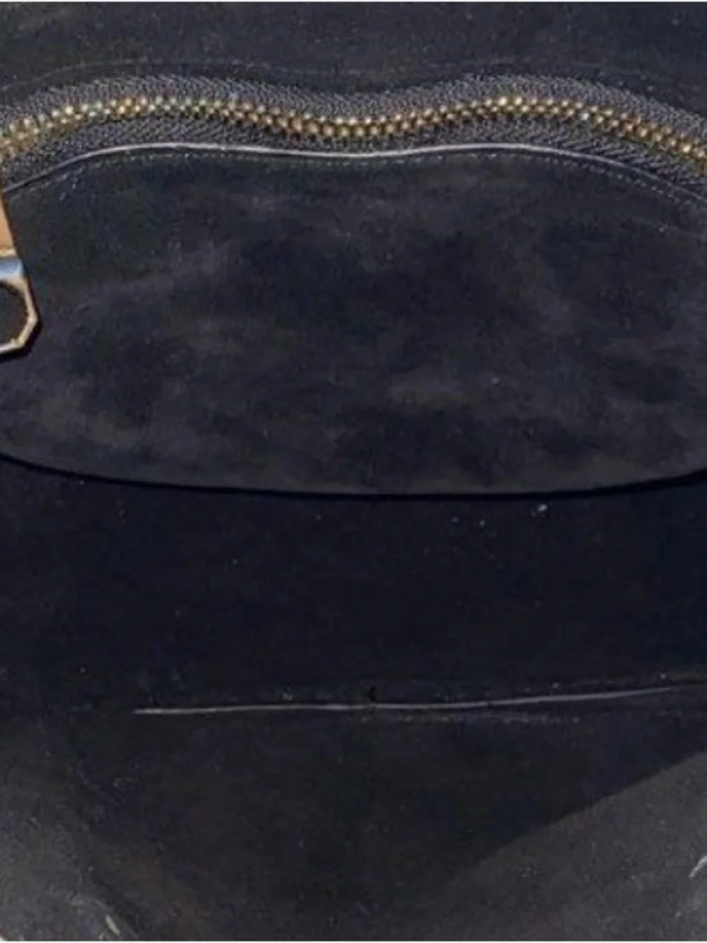 Black Leather Belted Shoulder Bag with Gold Buckle